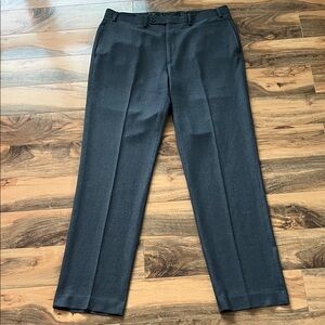 Lauren Ralph Lauren Men’s Dress Pants 38x34 Charcoal Textured Wool Blend